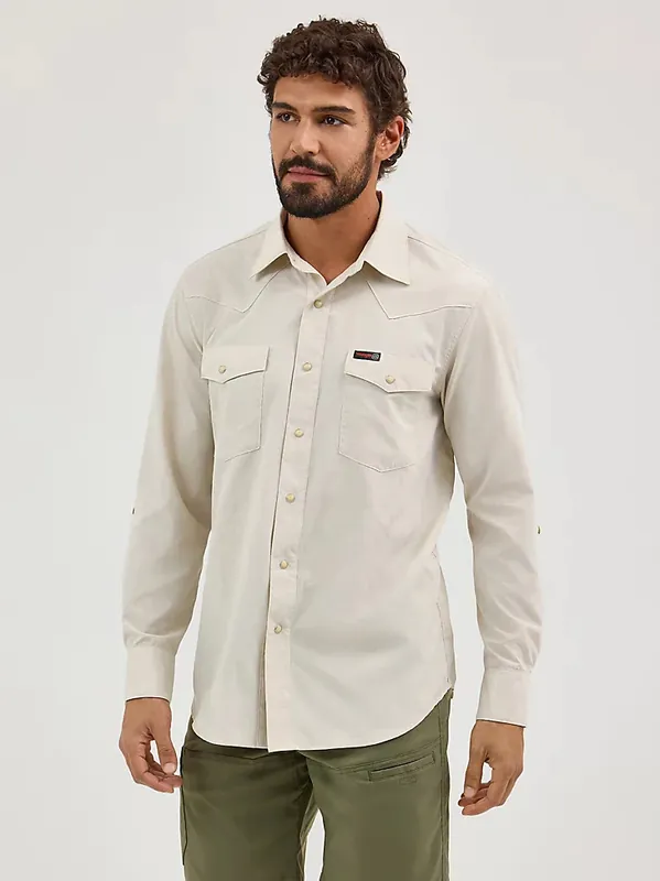 Drover Long Sleeve Utility T Shirt by Wrangler