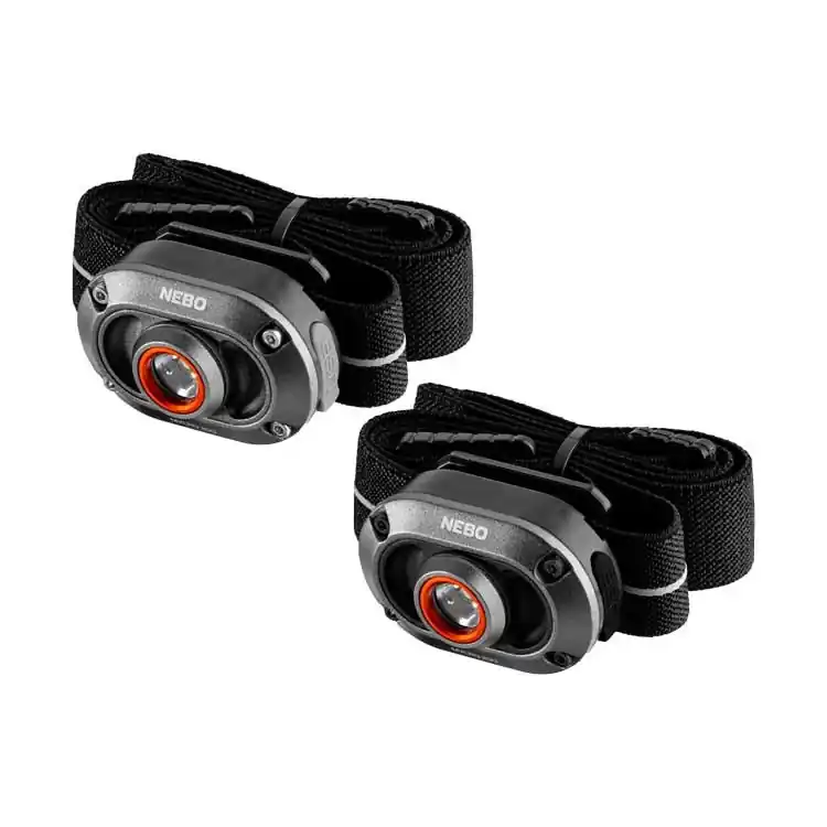 2 Pack Mycro 250 Lumen Rechargable Headlamps by NEBO