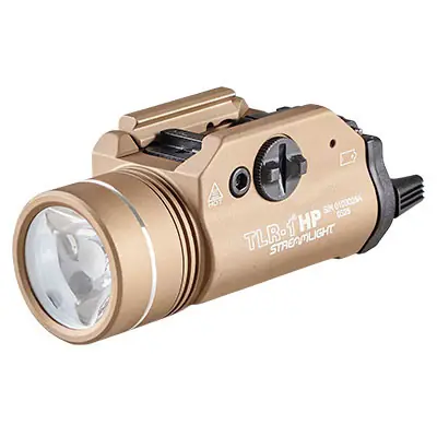 Flat Dark Earth TLR-1 HP Rail Mounted Strobing Tactical Light by Streamlight