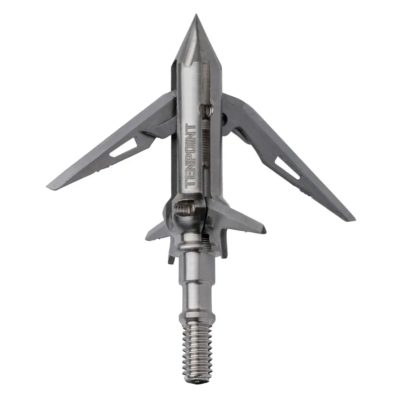 3 Pack Nemesis Titanium 100 Grain 4-Head Mechanical Broadheads by TenPoint