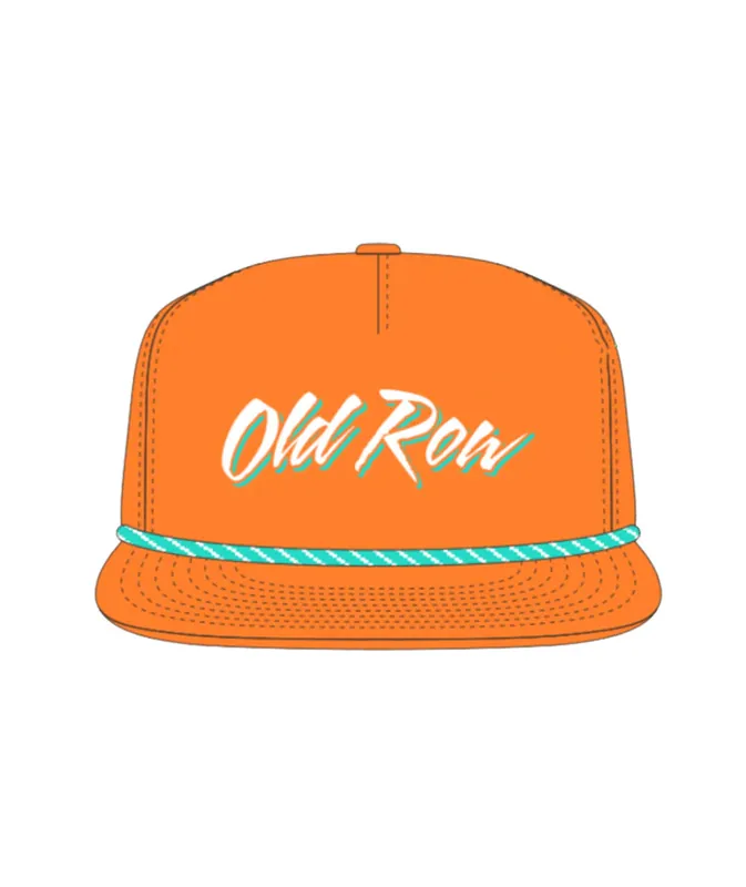 Script Nylon Hat Orange by Old Row