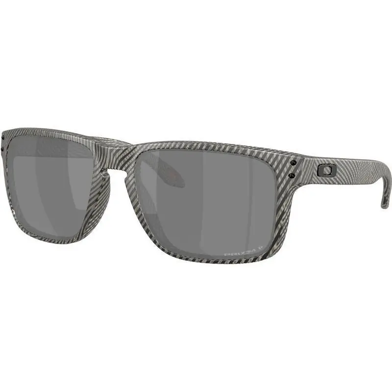 Holbrook XL Sunglasses with Matte Grey Ink Fingerprint and Black Polarized Lenses by Oakley