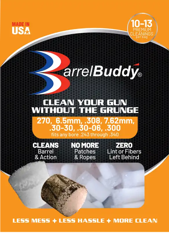 35 Pack Orange Barrel Cleaning Barrel Buddy‘s by Barrel Buddy