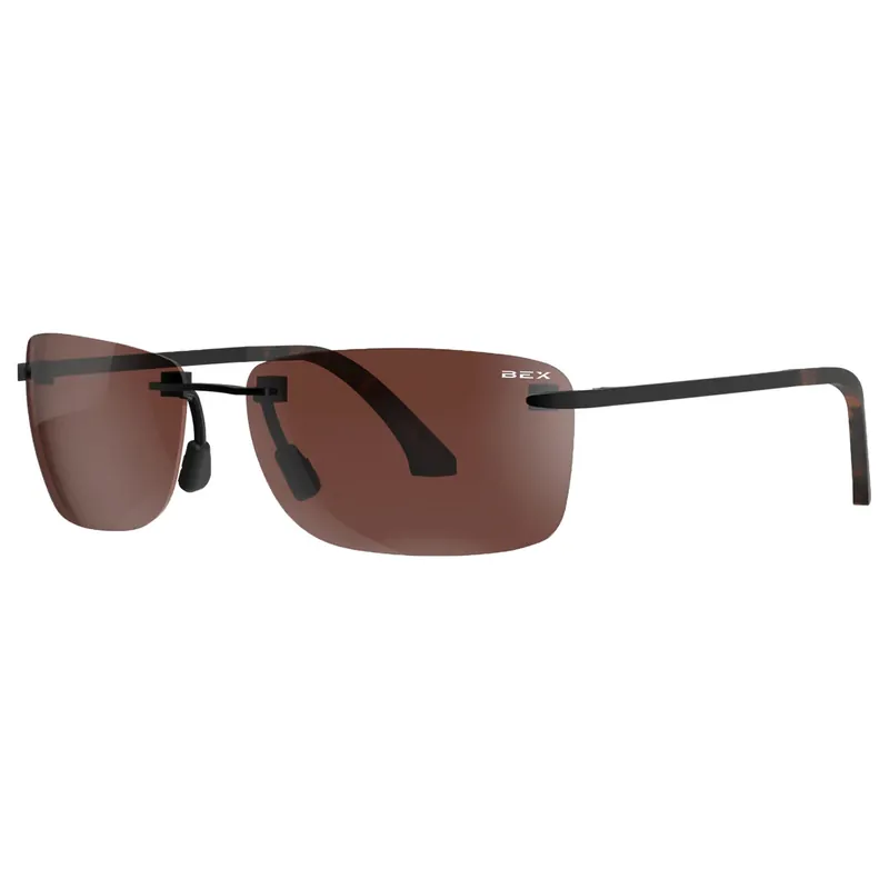Legolas Sunglasses in Black Frames and Brown Lenses by BEX Sunglasses