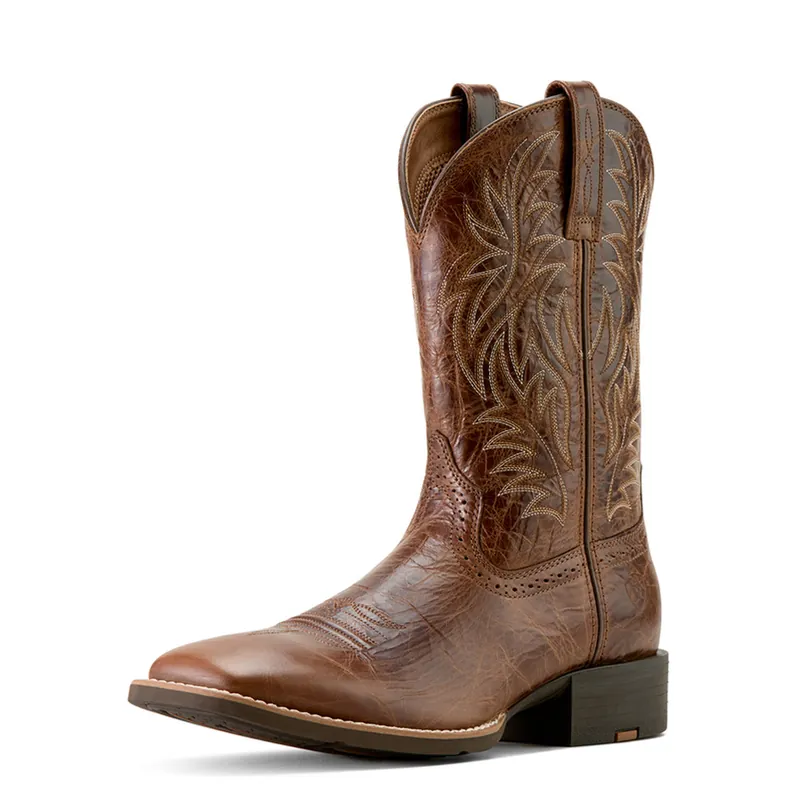Men‘s Sport Western Wide Square Toe Boot by Ariat