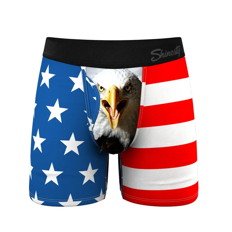 The Mascot Boxer American Flag by Shinesty