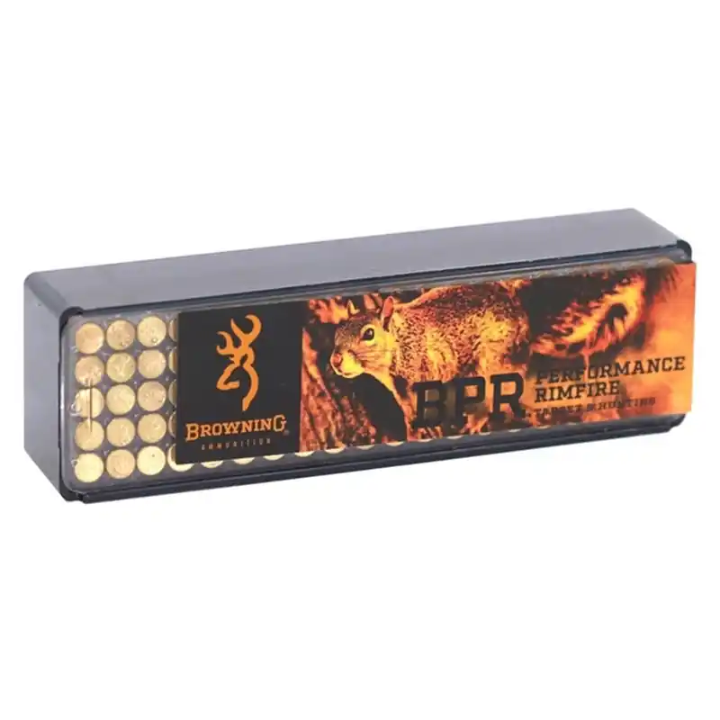 Browning BPR 1,910 fps 22 Winchester Magnum 40 Grain Jacketed Hollow Point Rimfire Ammunition