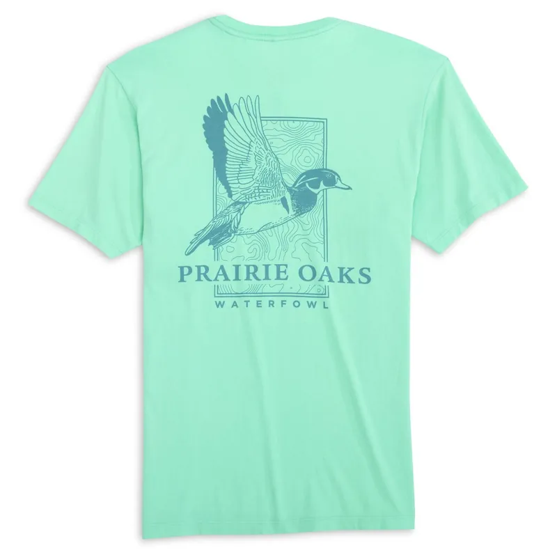 Men‘s Topo Woodie Short Sleeve Graphic Tee Shirt by Prairie Oak