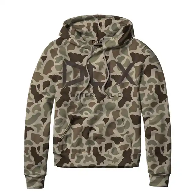 Men‘s DUX Old School Camo Graphic Midweight Hoodie by Dux