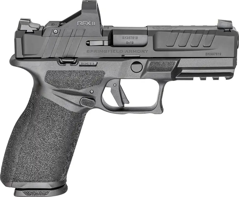 Springfield Armory Echelon 4.0C Gear Pac 9mm Caliber 4" Barrel Semi Auto Black Handgun with 4 Mags