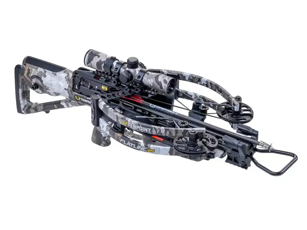 Flatline 460R ACUslide Crossbow with Rangemaster100 Vektra Scope by TenPoint