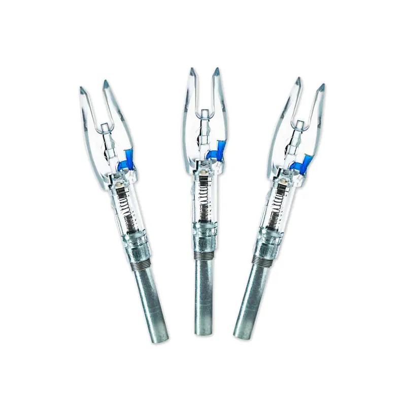 Halo Micro Lighted Nocks in Blue by Lancaster Archery