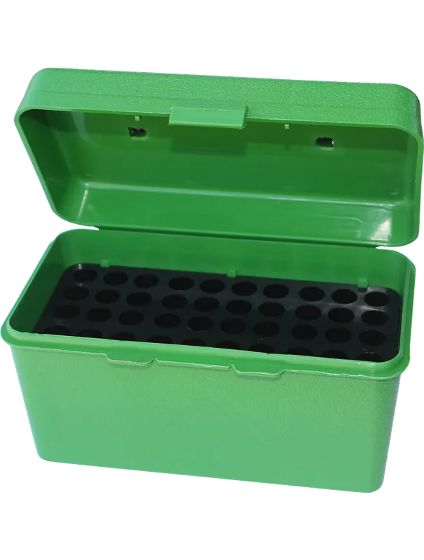 Deluxe Ammo Box 50 round Handle by MTM