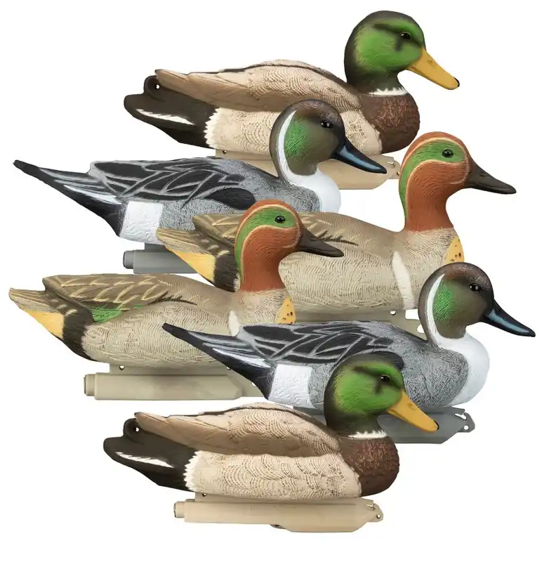 Standard Late Season Puddle Pack Duck Decoys 6 Pack by Higdon Outdoors