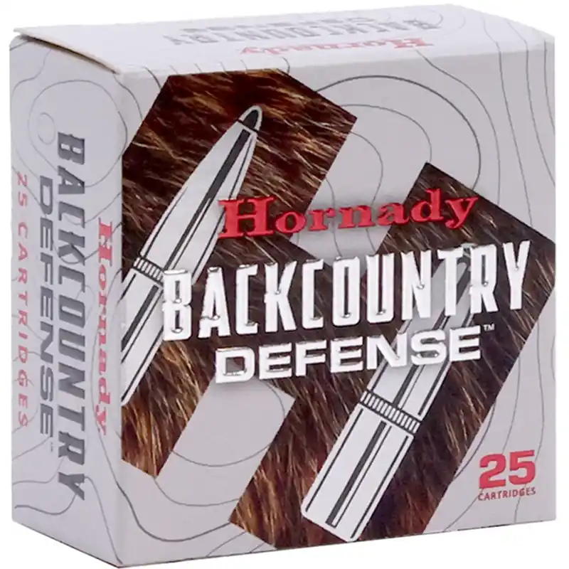 Hornady Backcountry Defense 1,150 fps 9mm Luger +P 138 Grain Jacketed Hollow Point Handgun Ammunition