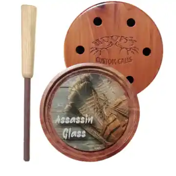 Assassin Glass Pot Turkey Call by Hooks Custom Calls
