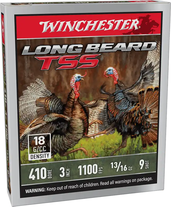 Winchester Long Beard TSS 1100fps 410 Gauge 3" 13/16oz 9 shot Turkey Shotgun Ammunition