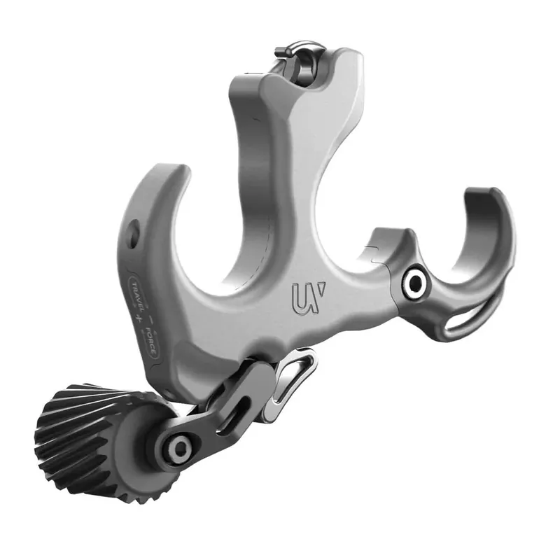Smoke Grey Large Thumb Aluminum Release by UltraView Archery