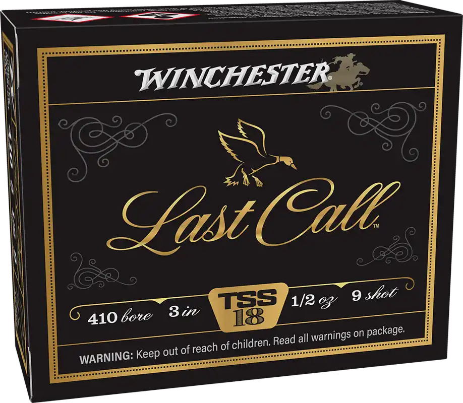 Winchester Last Call TSS 18 1350fps .410 Gauge 3" 1/2oz 9 TSS shot shotgun ammunition