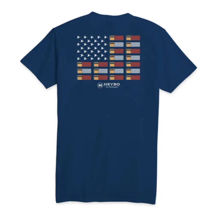Men‘s American Duck Short Sleeve Graphic Tee Shirt by Heybo