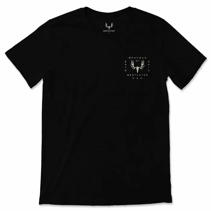 MeatEater Shell Flag Short Sleeve Tee Shirt by FirstLite