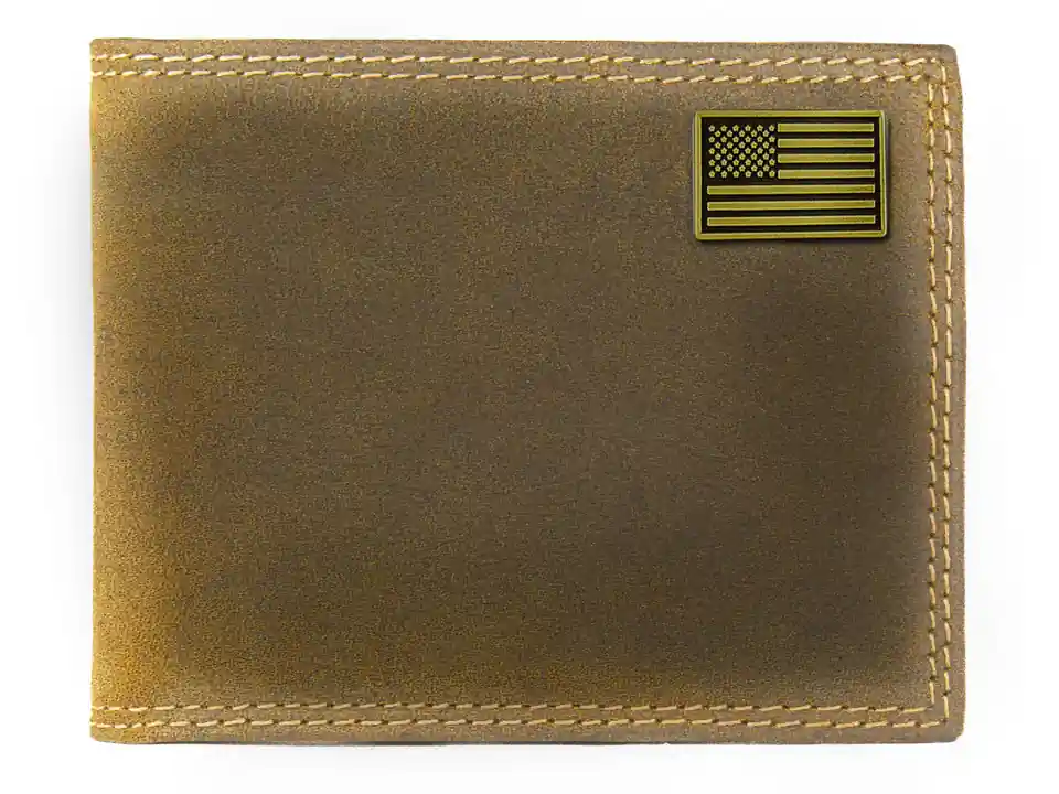 Old School Camo Passcase Wallet by Zeppelin Products
