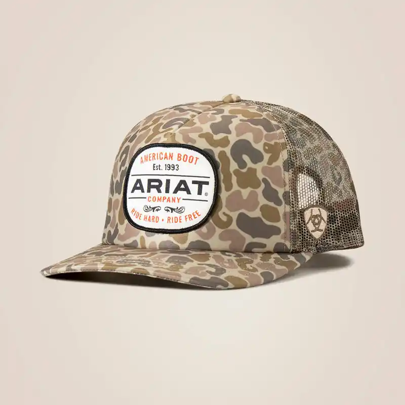 Duck Camo Patch Snapback Hat by Ariat