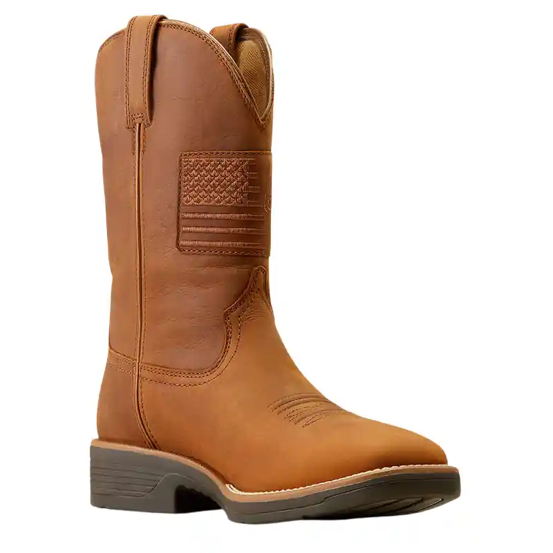 Men‘s Ridgeback Country Leather Waterproof Cowboy Boots by Ariat
