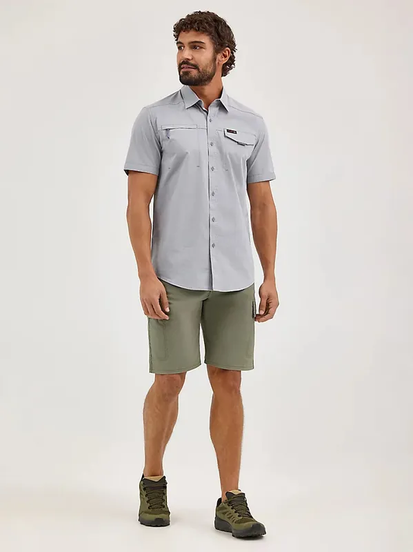 Cedar Zip Pocket Short Sleeve Shirt by Wrangler