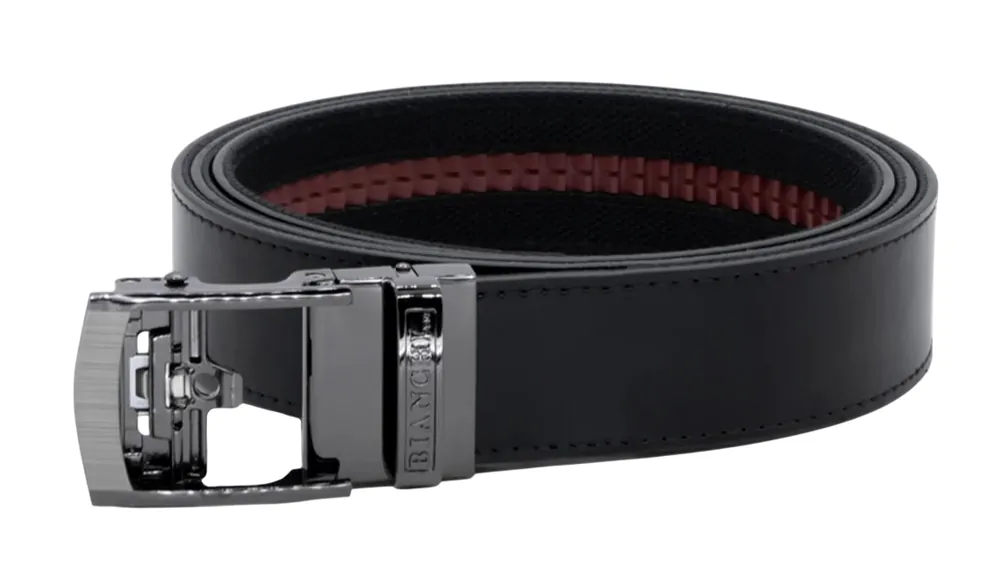 Black leather EDC NextBelt with a 1.5 inch Buckle Closure by Bianchi
