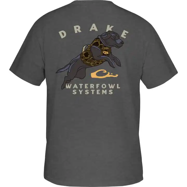 Retro Black Lab Short Sleeve Tee by Drake