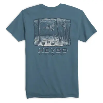 Mallards In Timber Short Sleeve Tee by HeyBo