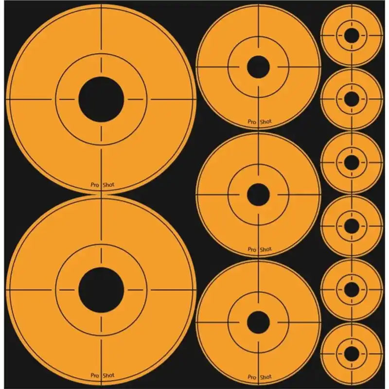Orange Peel & Stick Assorted Targets by Pro-Shot