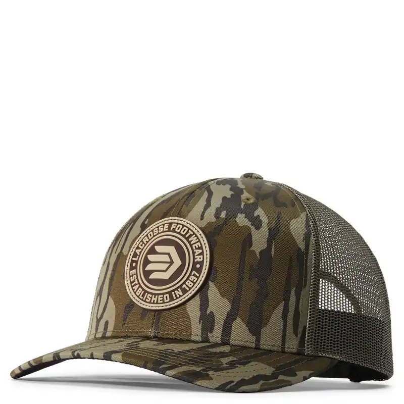 Rubber Patch Trucker Hat by Lacrosse Footwear