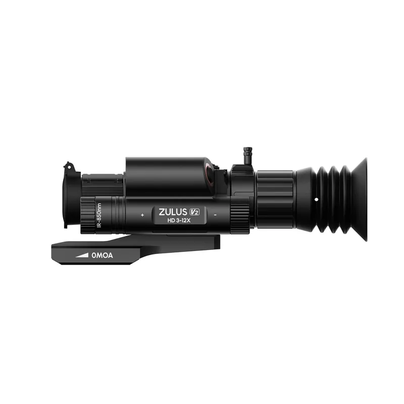 ZULUS HD V2 3x12 Digital Night Vision Scope with Laser Rangefinder and Ballistic Calculator by DNT