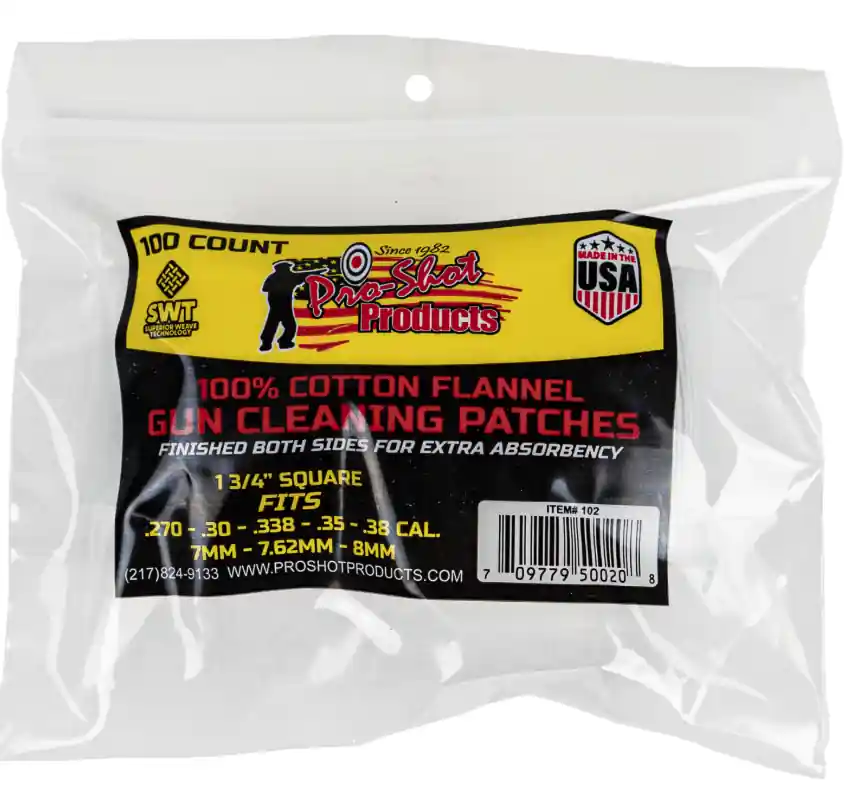 270 and 38cal 1-3/4" Square Patch by Proshot