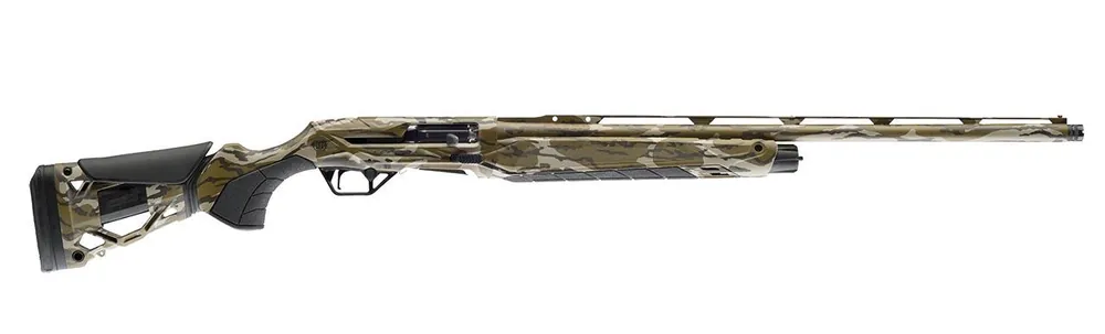 AX800 Suprema 12 Gauge Shotgun with 3-1/2 Inch Chamber Length 30 Inch Barrel Length in Mossy Oak Bottomland Camo Stock by Beretta