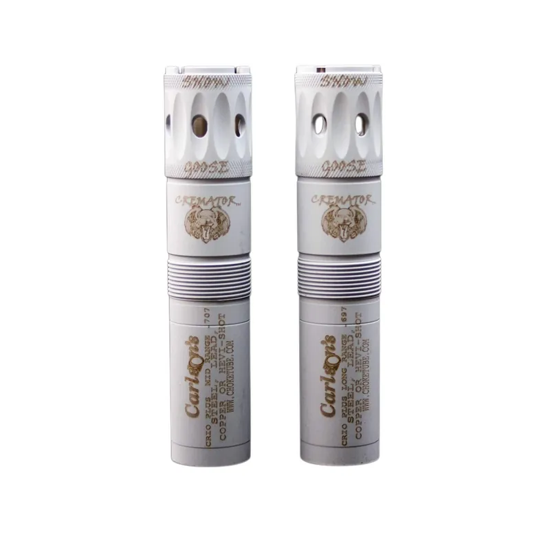 Carlson‘s Cremator 12 Gauge Long Range Snow Goose Choke Extended Ported for Benelli Crio Plus