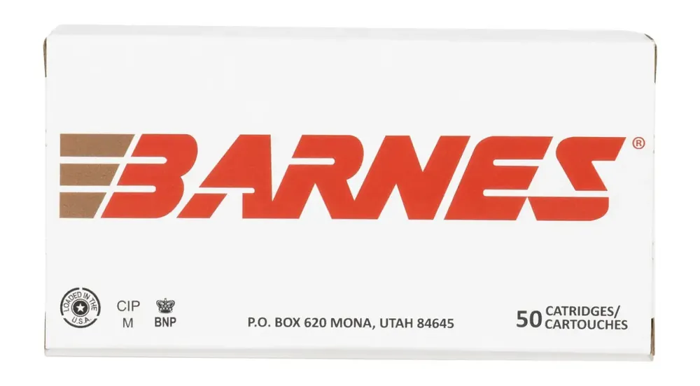Barnes Suppressor Series 985 fps 147 Grain 9mm Luger Subsonic Jacketed Hollow Point Handgun Ammunition