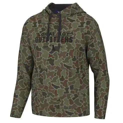 Youth Printed Poly Fleece Hoodie by Local Boy Outfitters