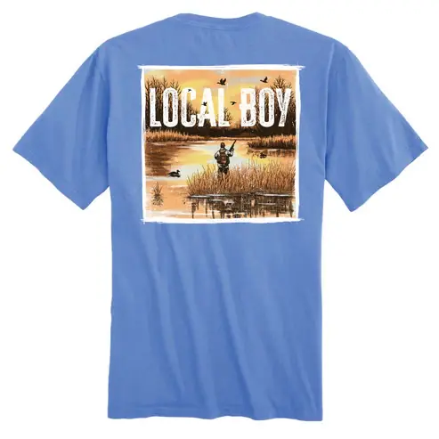 Waterfowl Watch Short Sleeve Tee Shirt by Local Boy Outfitters