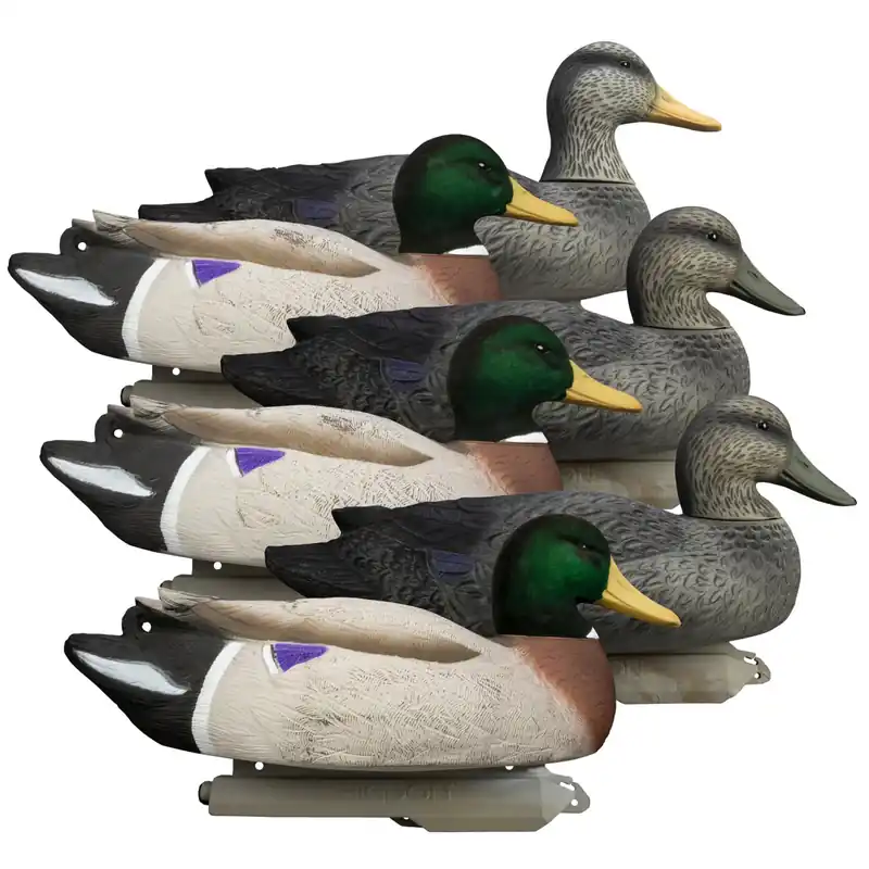 6 Pack Foam Filled Battleship Powers Duck Decoy by Higdon Outdoors