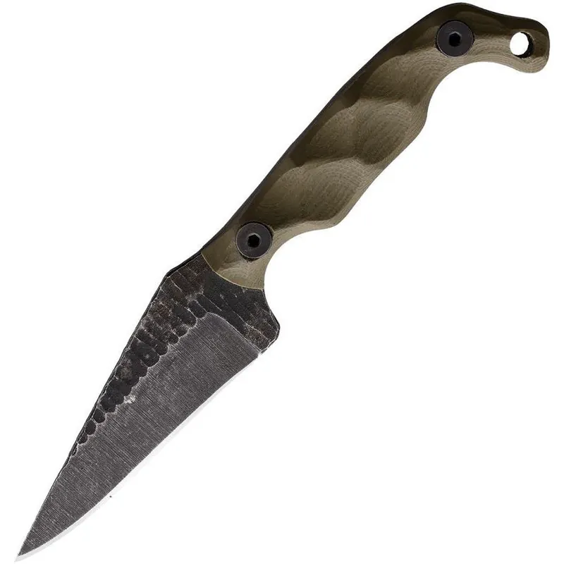 Mini G10 Camo Handle Knife by Stroup Knives