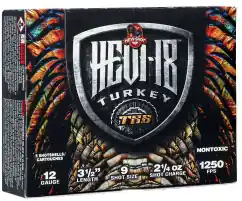 Hevi-18 1250fps 12 Gauge 3-1/2" 2-1/4oz 9 TSS Turkey Shotgun Ammunition