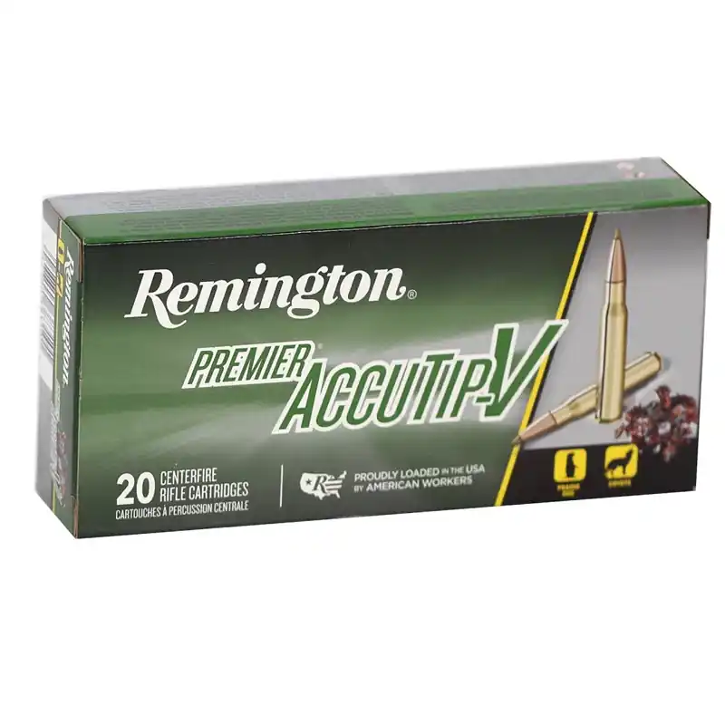 Remington Premier 4,225 fps 204 Ruger 32 Grain AccuTip V Rifle Ammunition
