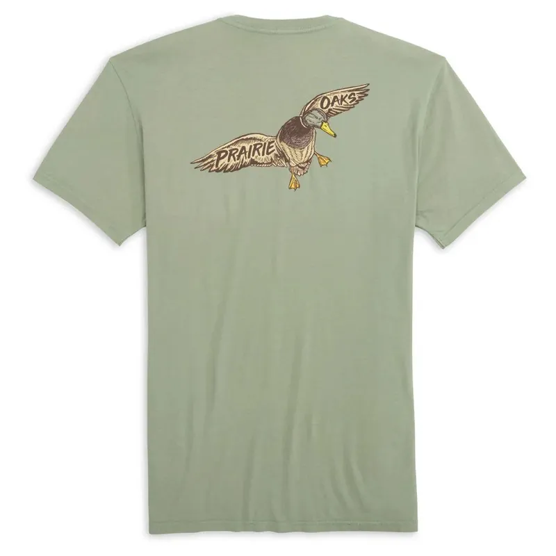 Cupped Up Wing Span Short Sleeve Tee Shirt by Prairie Oaks Waterfowl