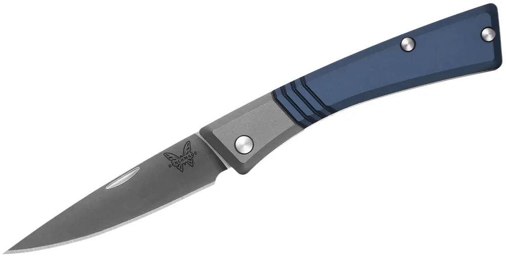 Successor Slipjoint Crater Blue Aluminum Folding Knife by Benchmade