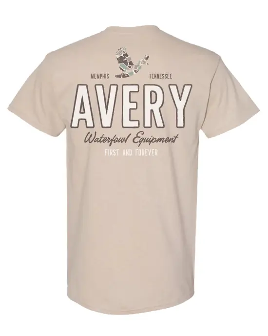 Men‘s Duck Camo Short Sleeve Graphic Tee Shirt by Avery