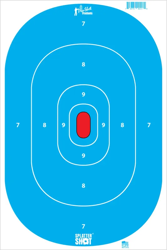 Hanging 12X18" 8 Pack Silhouette Target Inserts by Pro-Shot
