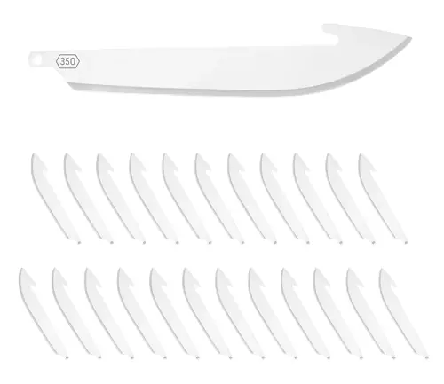 24 Pack 3.5 inch Drop Point Blades by Outdoor Edge